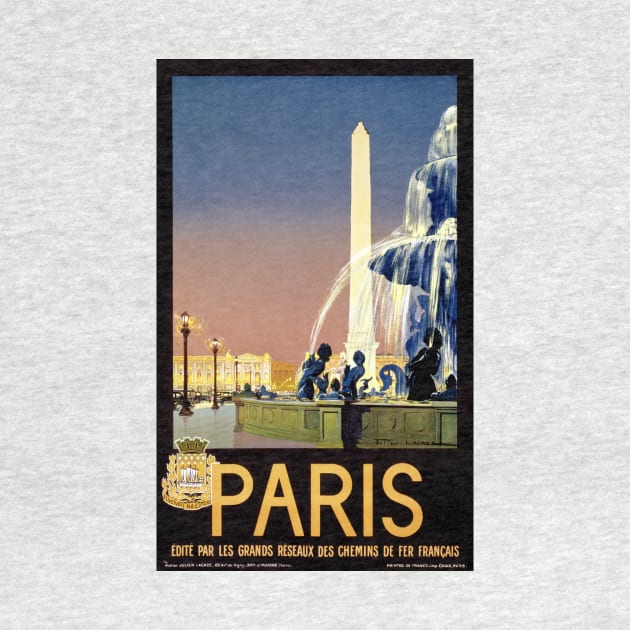 Vintage Travel Poster  Paris France by vintagetreasure